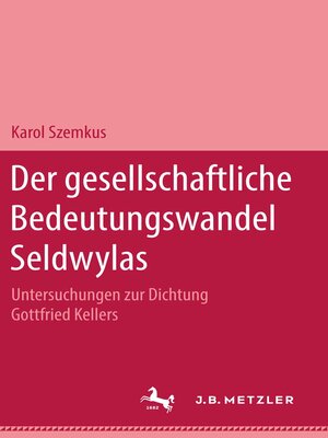 cover image of Der Gessellschaftliche Bedeutungswandel Selwylas